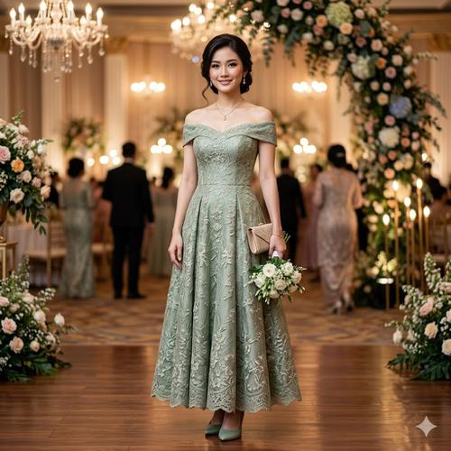 8 Model Baju Bridesmaid Brokat yang Elegan dan Anggun, Inspirasi Gaya  Berkelas