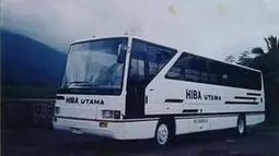 Bus Hiba Utama yang menjadi salah satu primadona untuk angkutan Antar Kota Antar Provinsi. (Source: Facebook/Ketika Anda Naik Bus Malam)
