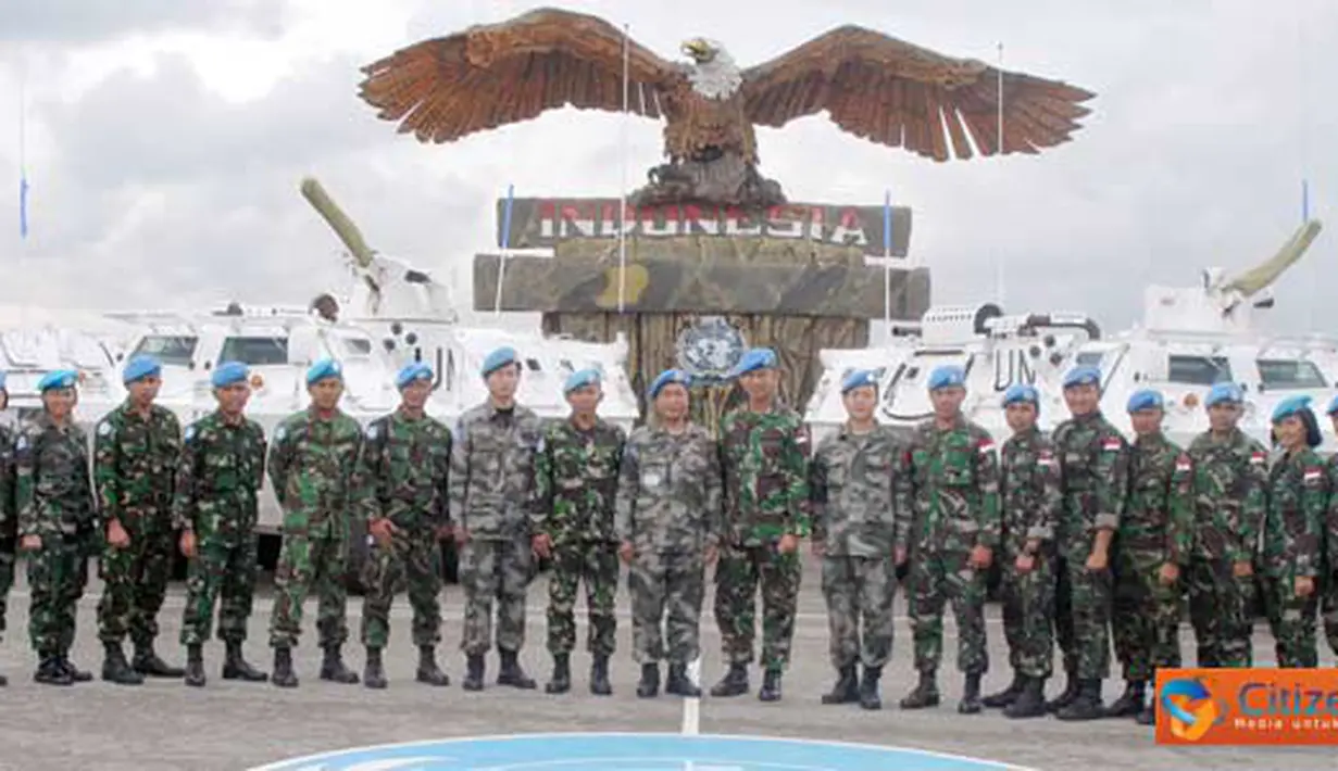 Citizen6, Lebanon: Tim Hygiene Inspection dari Unifil, sedang melakukan pemeriksaan standar kebersihan di Markas Satgas Yonif Mekanis Konga XXIII-E / Unifil (Indobatt), Senin (4/4). (Pengirim: Badarudin)