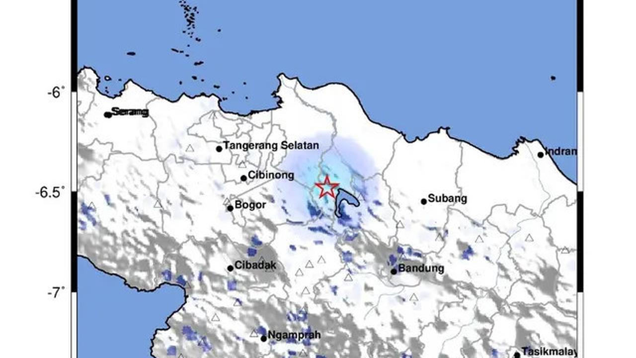 Gempa Bumi Magnitudo 3,2 kembali Guncang Kabupaten Bekasi Jelang Subuh
