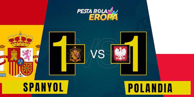 VIDEO: Spanyol Ditahan Imbang Polandia 1-1 di Grup E Euro 2020