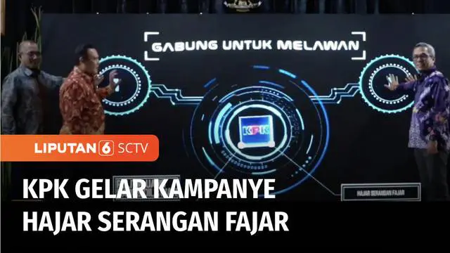 KPK gelar kampanye hajar serangan fajar untuk mencegah kecurangan saat pemilihan umum 2024, yang kerap muncul melalui fenomena serangan fajar.