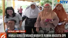 Paket sembako ini dihargai hanya Rp 40 ribu atau setengah dari harga di pasar.