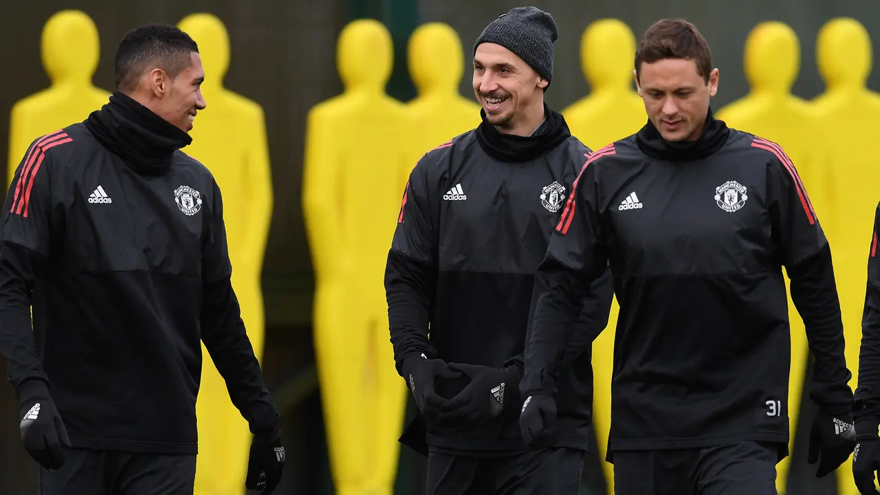 Gaya Ibrahimovic Saat Ikuti Sesi Latihan Jelang Melawan Basel