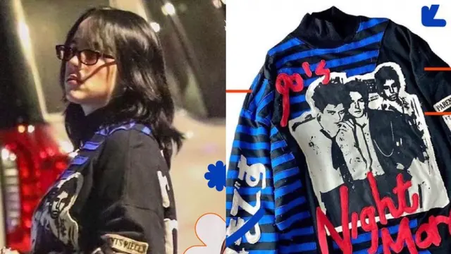 Billie Eilish memakai fesyen karya anak muda bandung