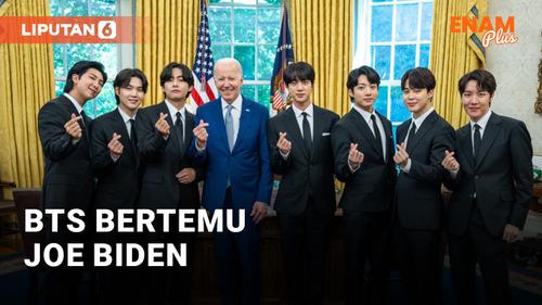 VIDEO: BTS Dikasih Koin Presiden oleh Joe Biden