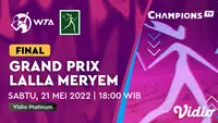 Saksikan Live Streaming Final WTA 250 : Grand Prix Sar La Princesse Lalla Meryem di Vidio. (Sumber : dok. vidio.com)