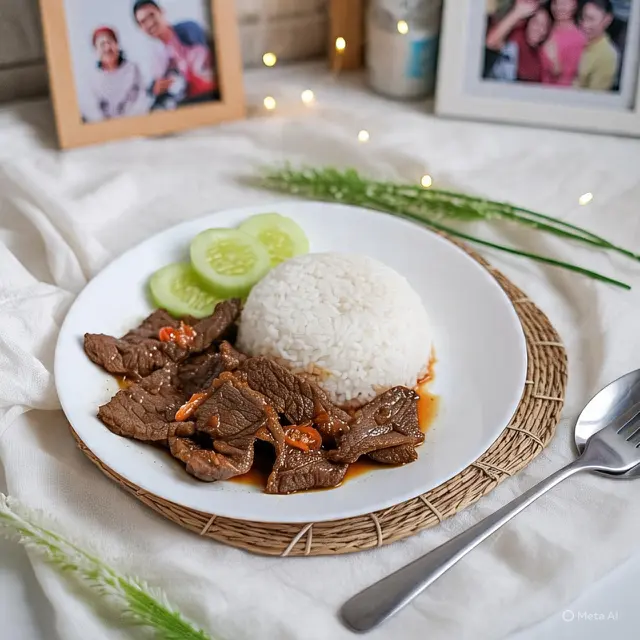 Gepuk Daging Sapi