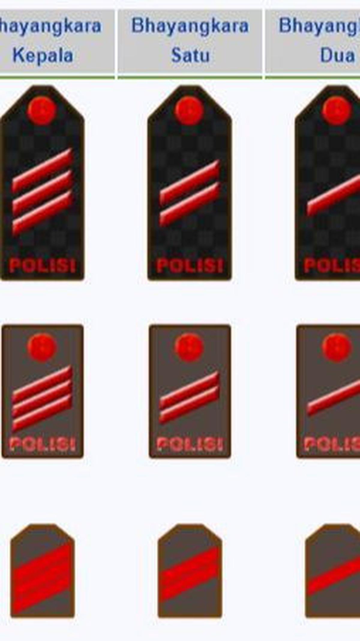 Pangkat Polisi Tamtama