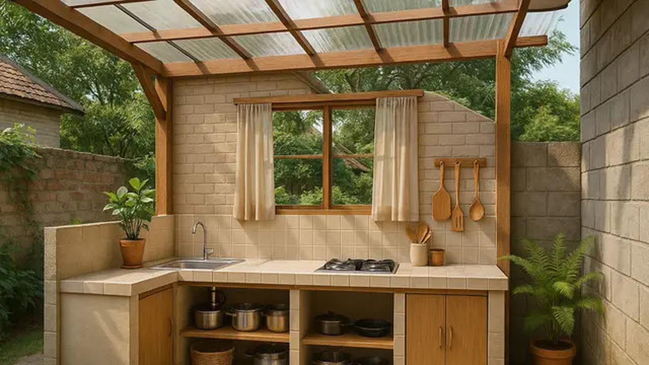 7 Model Dapur Kotor Belakang Rumah Sederhana tapi Cantik, Praktis untuk Masak Sehari-hari