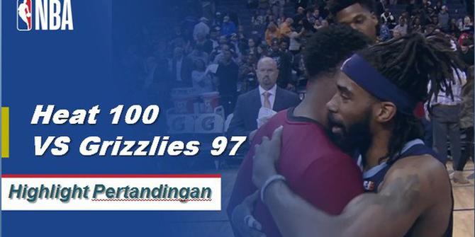 Cuplikan Hasil Pertandingan NBA : Heat 100 VS Grizzlies 97