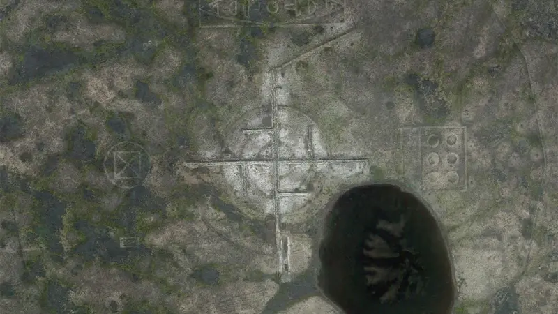 Swastika Raksasa dekat Area 51 Berkaitan dengan UFO?