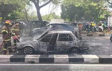 Terungkap, Ini Merek dan Tipe Mobil Tua yang Terbakar di Jalan Margonda, Depok
