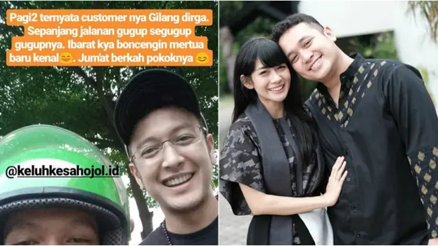 Sopir tak lupa mengabadikan kebersamaan dengan seleb saat mengantarkannya.