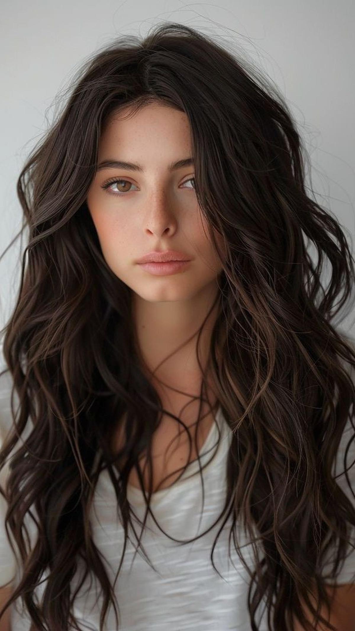 <b>Model Long Wavy Hair</b>