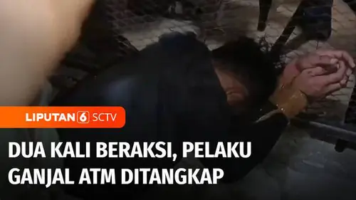 VIDEO: Dua Kali Beraksi, Pelaku Ganjal ATM di Duren Sawit Ditangkap Warga