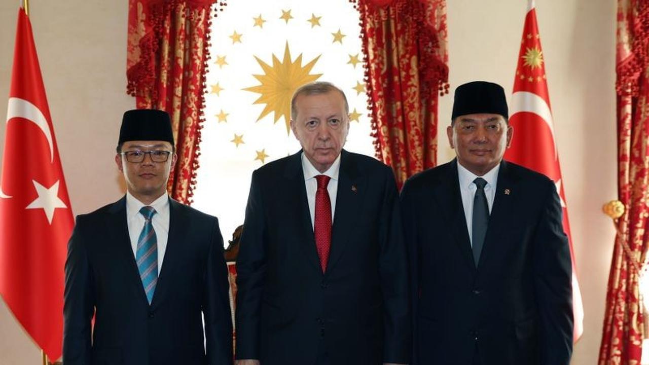 Perkuat Kerja Sama Indonesia Turki, Menlu dan Menhan RI Temui Presiden Erdogan