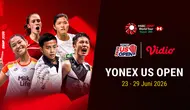 Berburu Poin Ranking di California! BWF Tour - Yonex US Open 2026: Siaran Langsung di Vidio