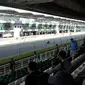 Suasana penonton di tribun sirkuit Sepang, Malaysia