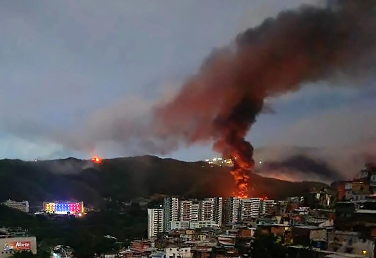 FOTO: Serangan Amerika Serikat Guncang Venezuela