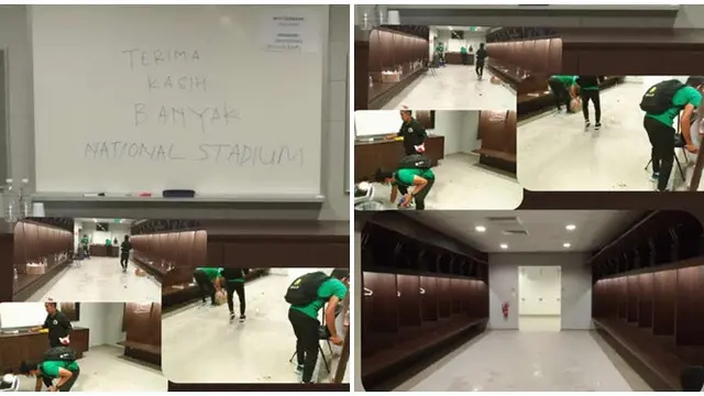 Viral Aksi Timnas Indonesia Bersihkan Ruang Ganti Usai Bertanding, Banjir Pujian