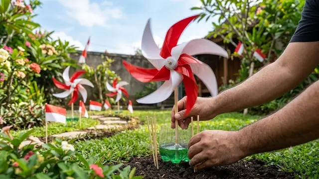 Uji Coba Kincir Angin dari Botol Plastik Bekas