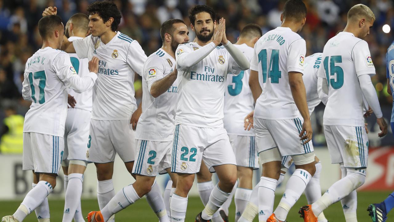 Malaga, Real Madrid, La LIga Santander