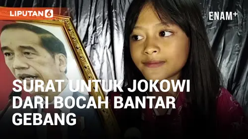 VIDEO: Viral! Surat Untuk Jokowi dari Bocah SD di Bantar Gebang