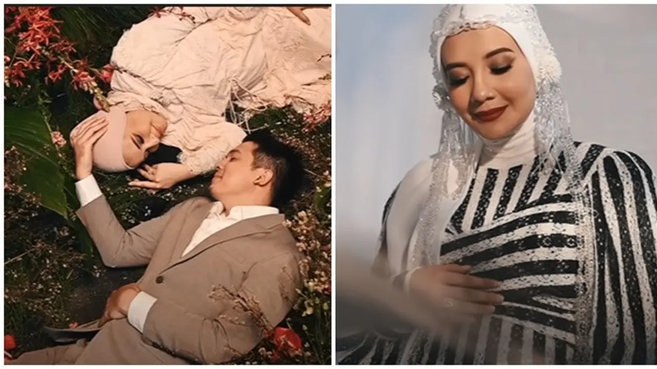 6 Potret Maternity Shoot Zaskia Sungkar dan Irwansyah, Penuh Kebahagiaan