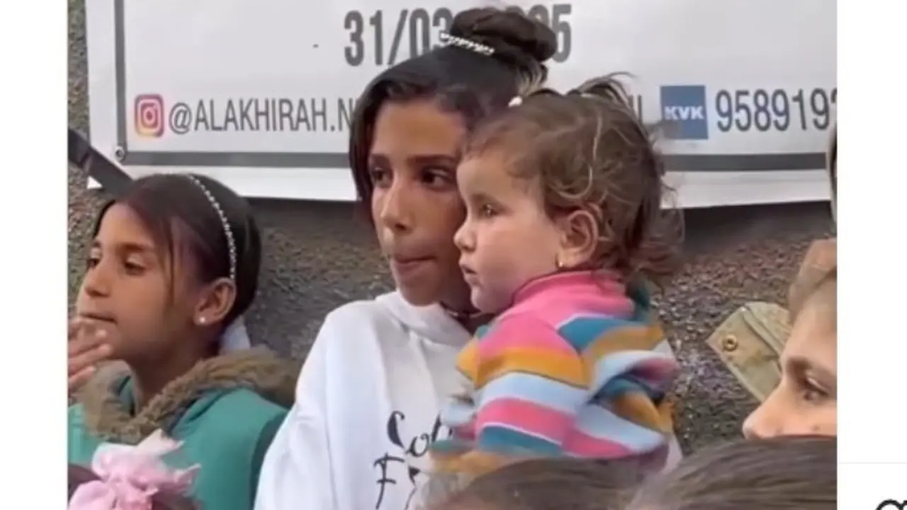 Ragnar Oratmangoen Beri Bantuan untuk Anak-Anak Gaza Palestina di Momen Lebaran 2025.  foto: (dok.Instagram @0ratmangoen/https://www.instagram.com/reel/DH6O3k8tyzh/Henry)