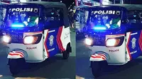 Bajaj menjadi kendaraan patroli (Instagram/satlantaszamannow)