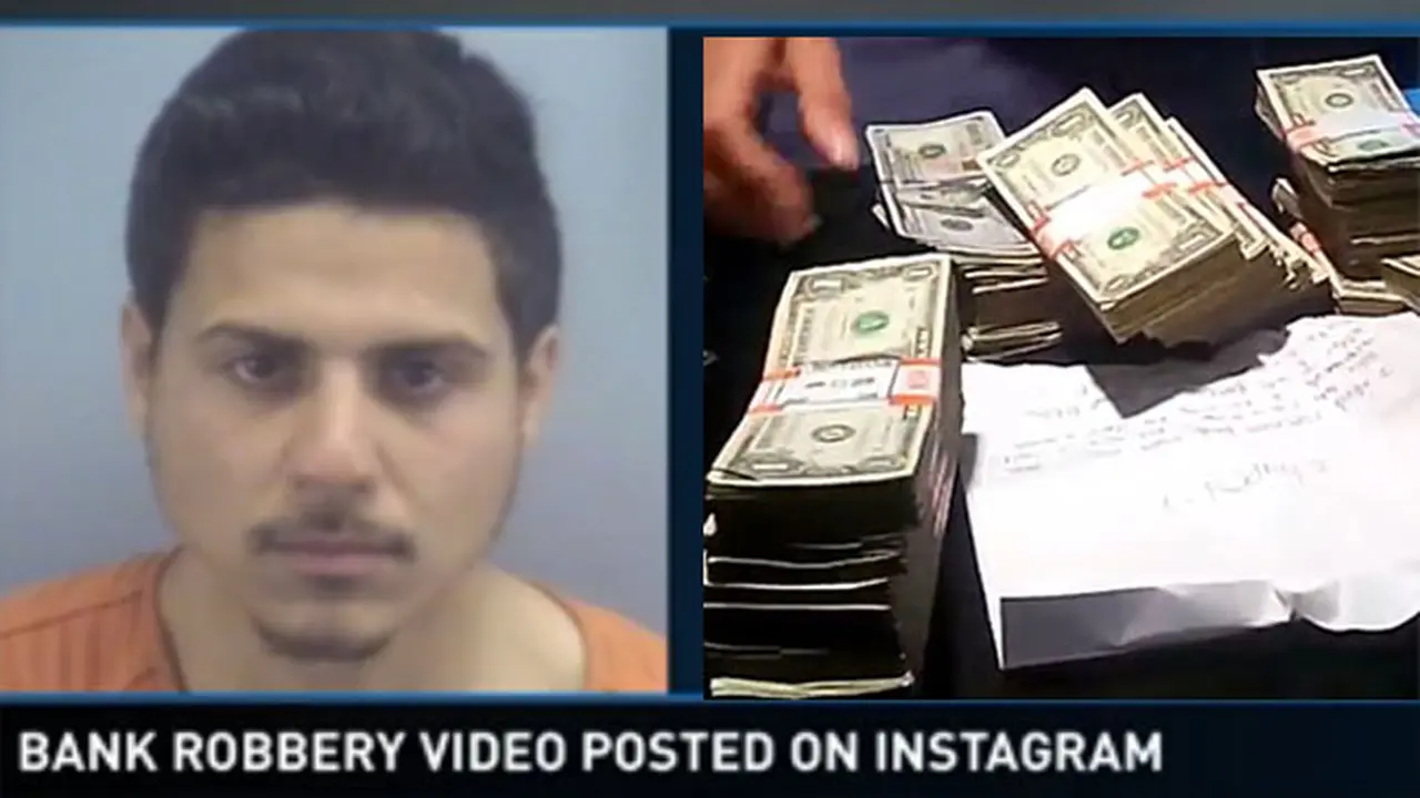 Unggah Foto Jarahan di Instagram, Perampok Bank Diringkus Polisi
