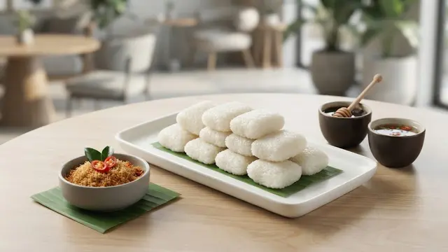 Ilustrasi jadah tepung ketan