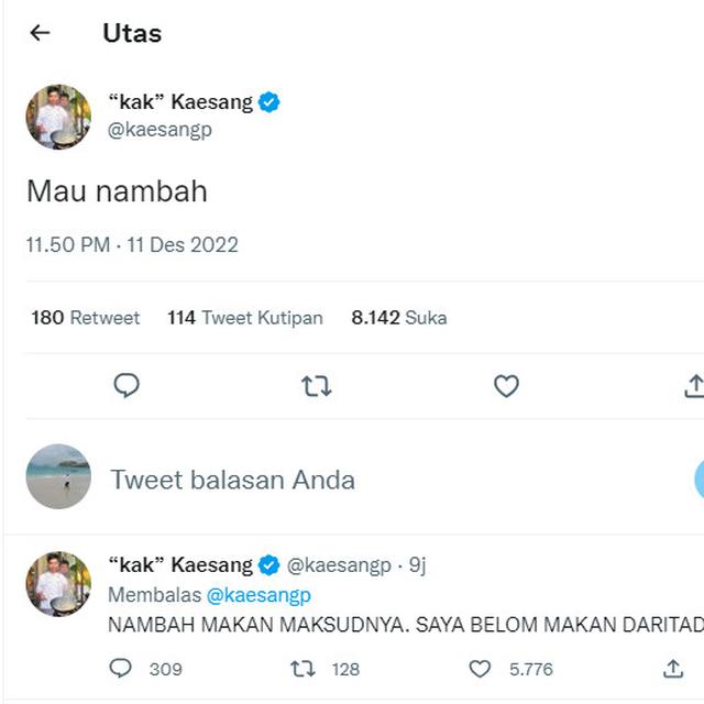 8 Cuitan Nyeleneh Kaesang Setelah Menikah, Sempat Kirim Tweet saat Kirab