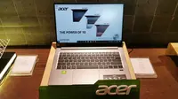 Acer Swift 3. Liputan6.com/Mochamad Wahyu Hidayat