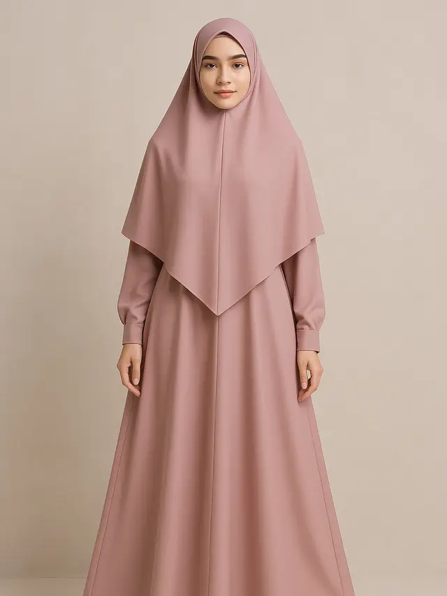 Model Gamis Syar’i A-Line Bahan Premium untuk Berbagai Acara