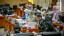 Ketua Komisi IX sekaligus Ketua Panja RUU Kesehatan, Melkiades Laka Lena, menjelaskan pembahasan RUU telah melalui konsultasi publik, serta dibahas intensif dan hati. (Liputan6.com/Faizal Fanani)