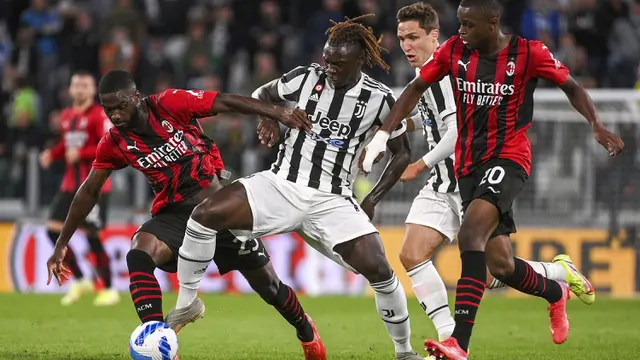 Foto: Duel Imbang Juventus dan AC Milan pada Giornata Keempat Liga Italia 2021 / 2022