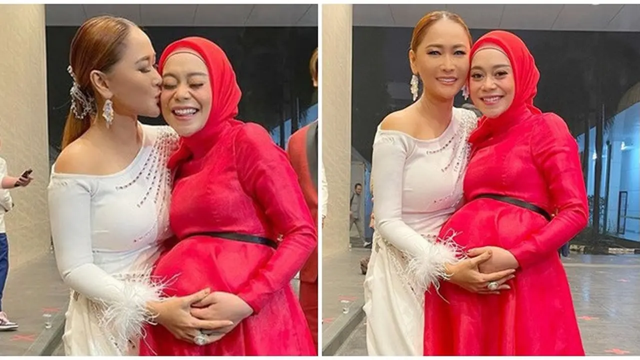 6 Momen Inul Daratista Bertemu Lesty Kejora di IMA  021, Peluk dan Elus Baby Bump