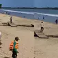 Wisatawan harus mewaspadai upaya&nbsp;pungli yang dilakukan sekelompok orang di kawasan Pantai Carita. (Dok: YouTube @muhammadokisetiawansimamora)