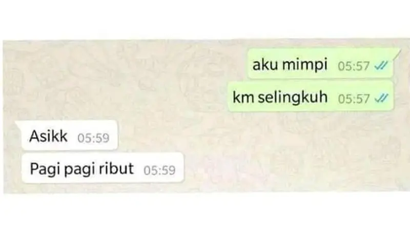 6 Chat Cerita Tentang Mimpi ke Pacar Ini Bikin Tepuk Jidat