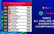 Nonton Live Streaming All England Open 2026 Round of 32, Eksklusif di Vidio