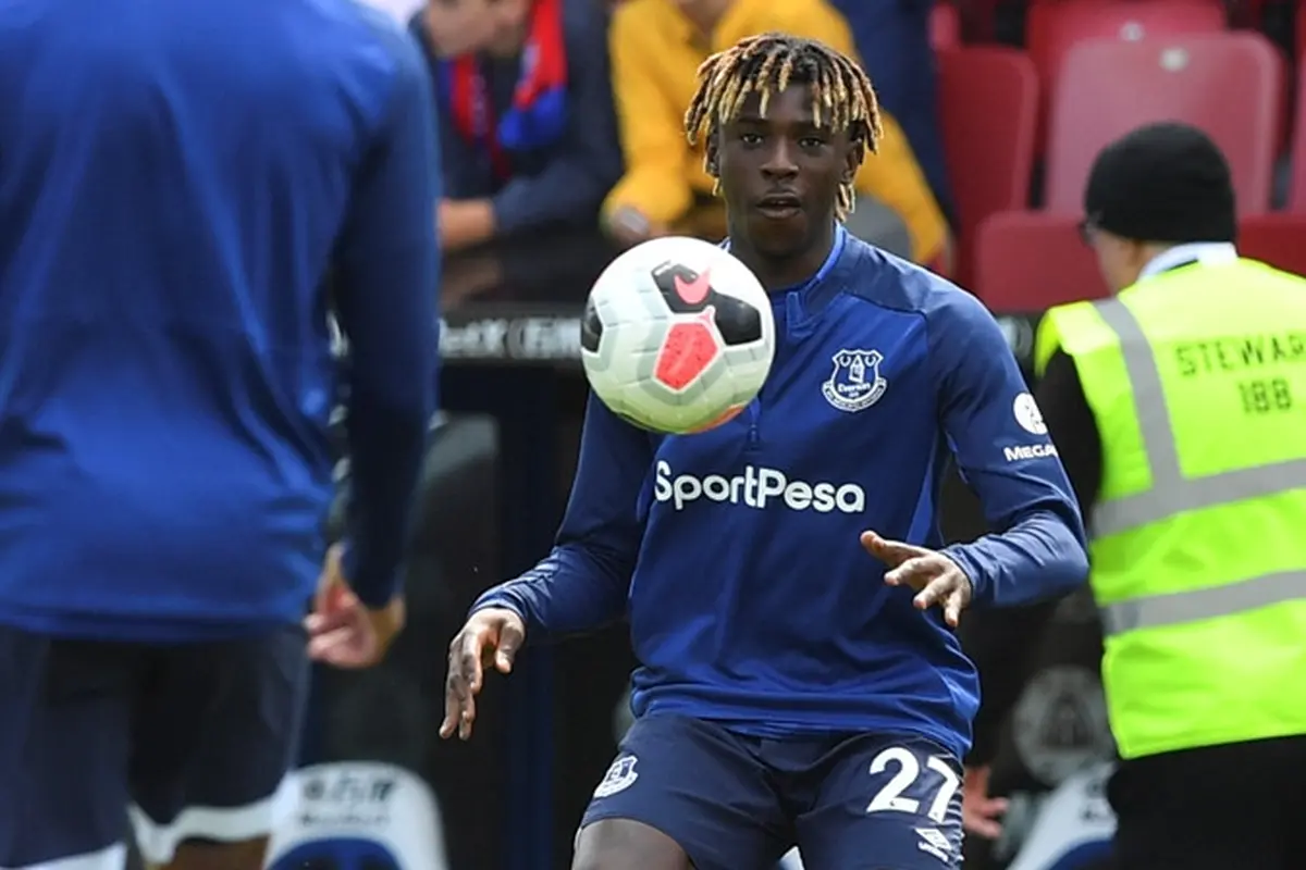 Penyerang Everton, Moise Kean.