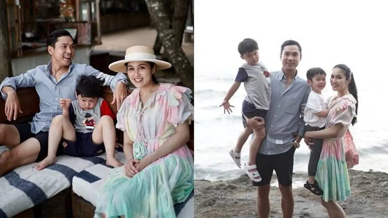 Tampil Harmonis, INi 7 Potret Sandra Dewi Liburan Bareng Suami dan Anak Ke Bali