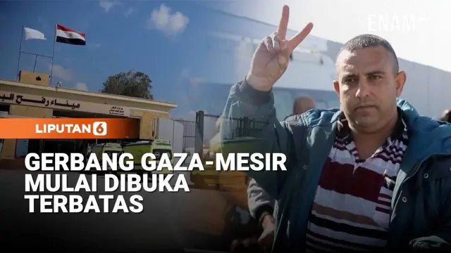 Gerbang Gaza-Mesir Mulai Dibuka Terbatas, Israel Terlibat Pengawasan