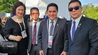 Ketua KOI, Erick Thohir bersama perwakilan NOC dari Malaysia, Singapura dan Thailand (istimewa)