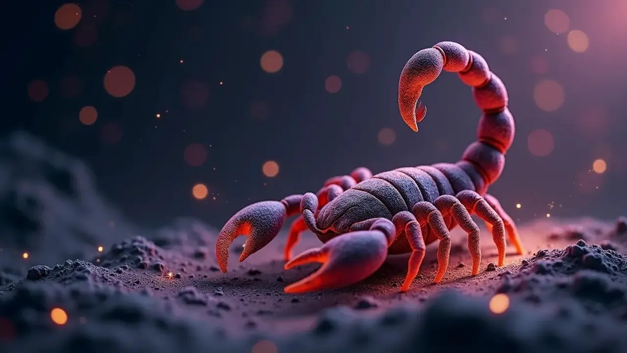 logo zodiak scorpio (sumber: AI generated)