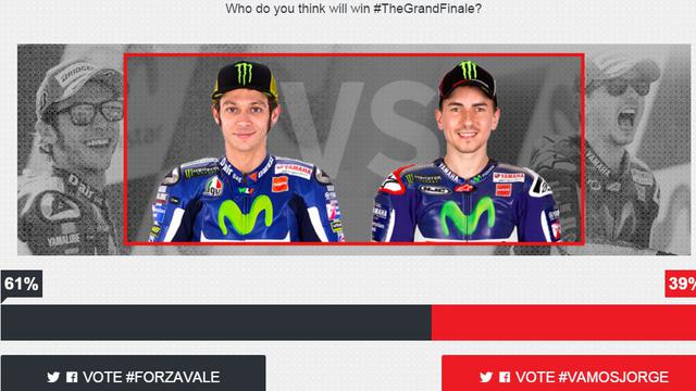 Valentino Rossi dan Jorge Lorenzo