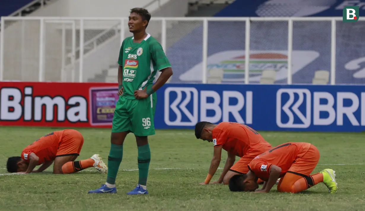 Persiraja Banda Aceh menang secara dramatis 3-2 atas PSS Sleman dalam laga pekan kedua BRI Liga 1 2021/2022 di Stadion Madya, Jakarta, Sabtu (11/9/2021). Sempat tertinggal 1-2, Persiraja mampu mebalikkan keadaan lewat dua gol dari Paulo Henrique. (Foto: Bola.Com/M. Iqbal Ichsan)