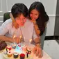 Angga Yunanda ulang tahun hari ini. Kekasihnya, Shehina Cinnamon ikut merayakan. (Instagram.com/@sheninacinnamon)